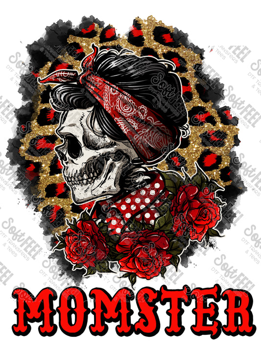 Momster - Halloween Humor - Direct To Film Transfer / DTF - Heat Press Clothing Transfer