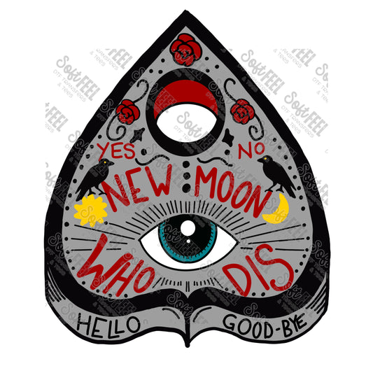 New Moon Who Dis - Halloween Horror - Direct To Film Transfer / DTF - Heat Press Clothing Transfer