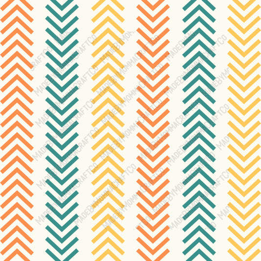 Orange And Yellow Aztec Patterns 11 - Vinyl Or Waterslide Seamless Wrap