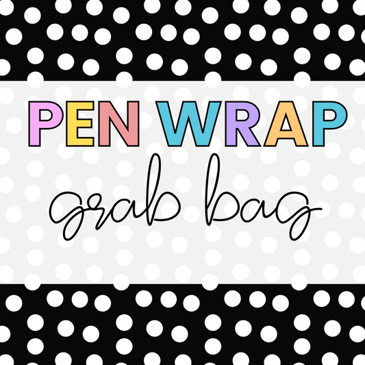 Pen Wrap Grab Bag Clear Cast Stickers