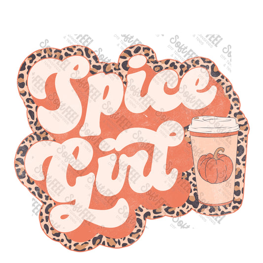 Pumpkin Spice Girl - Fall - Direct To Film Transfer / DTF - Heat Press Clothing Transfer