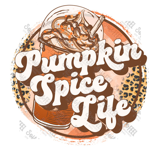 Pumpkin Spice Life - Fall - Direct To Film Transfer / DTF - Heat Press Clothing Transfer