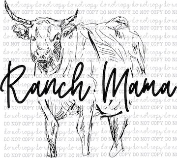 Ranch Mama - Country Western - Cheat Clear Waterslide™ or White Cast Sticker