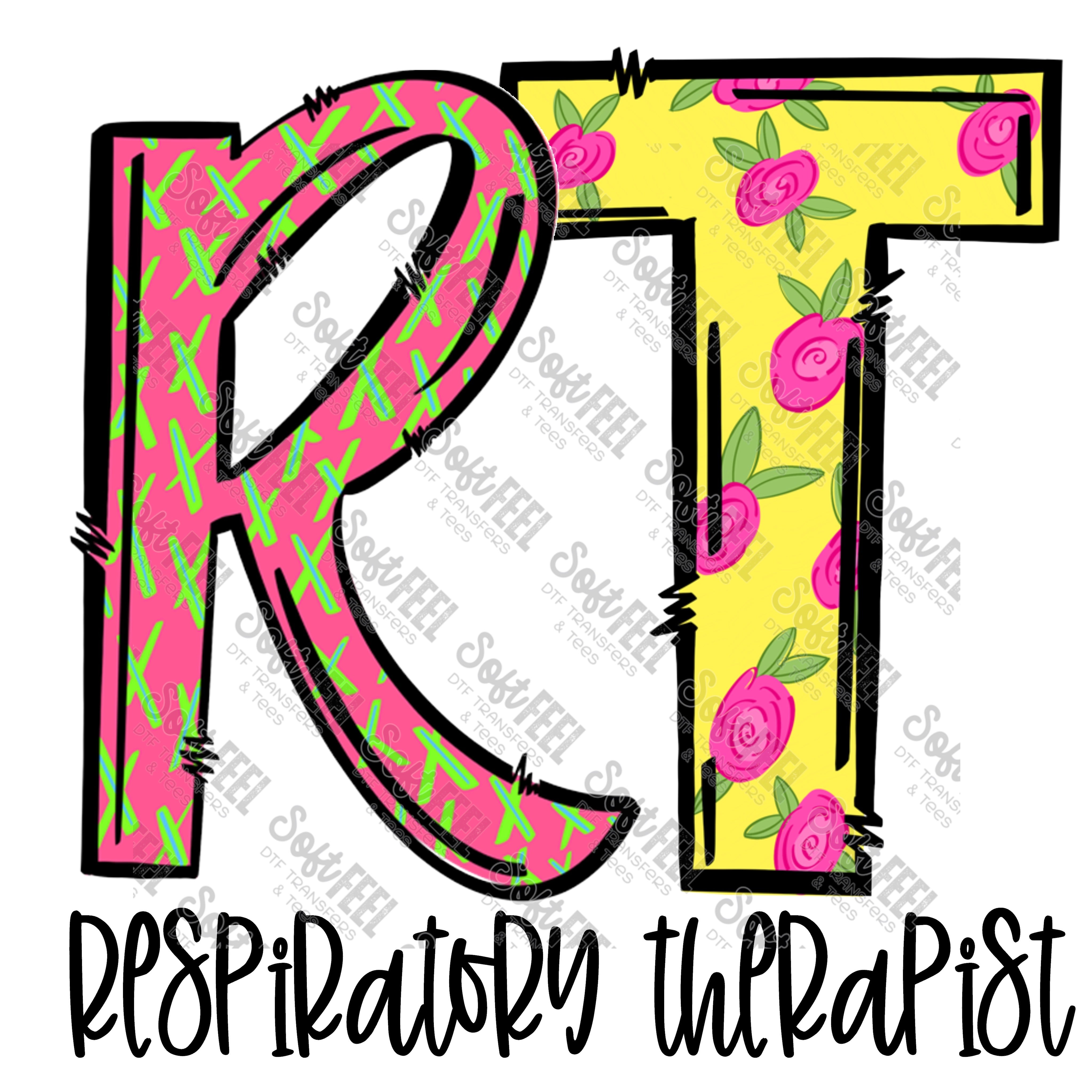 Respiratory Therapist - Women&#39;s / Occupations - Direct To Film Transfer / DTF - Heat Press Clothing Transfer