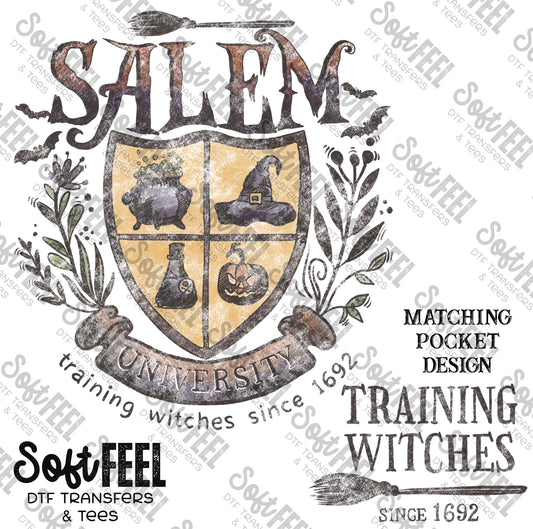 Salem Witch Training - Halloween Horror - Direct To Film Transfer / DTF - Heat Press Clothing Transfer