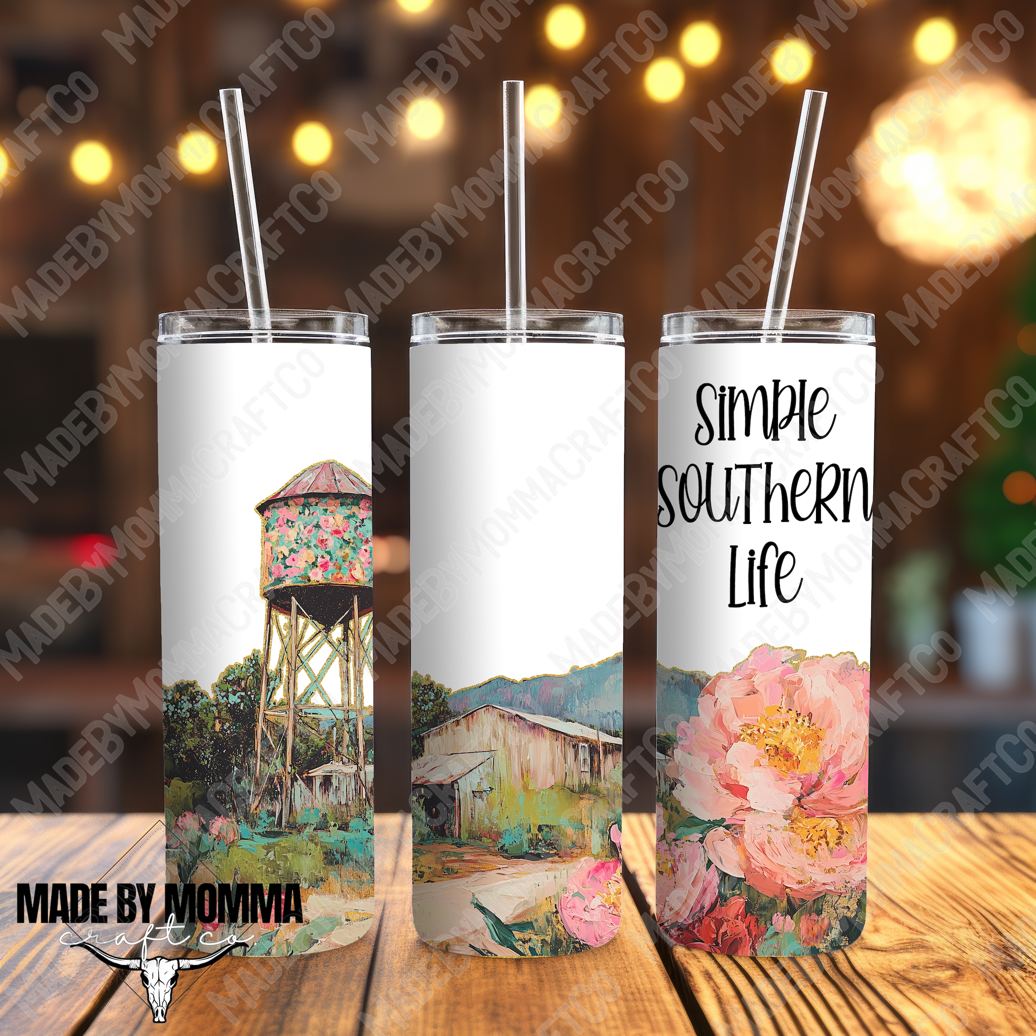 Simple Southern Life UV DTF Tumbler Wrap