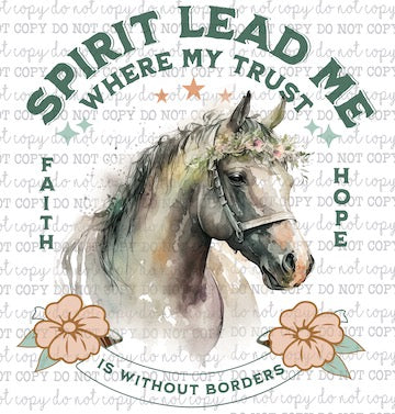 Spirit Lead Me - Christian - Cheat Clear Waterslide™ or Cheat Clear Sticker Decal