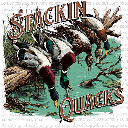 Stackin Quacks - Hunting - Cheat Clear Waterslide™ or Cheat Clear Sticker Decal
