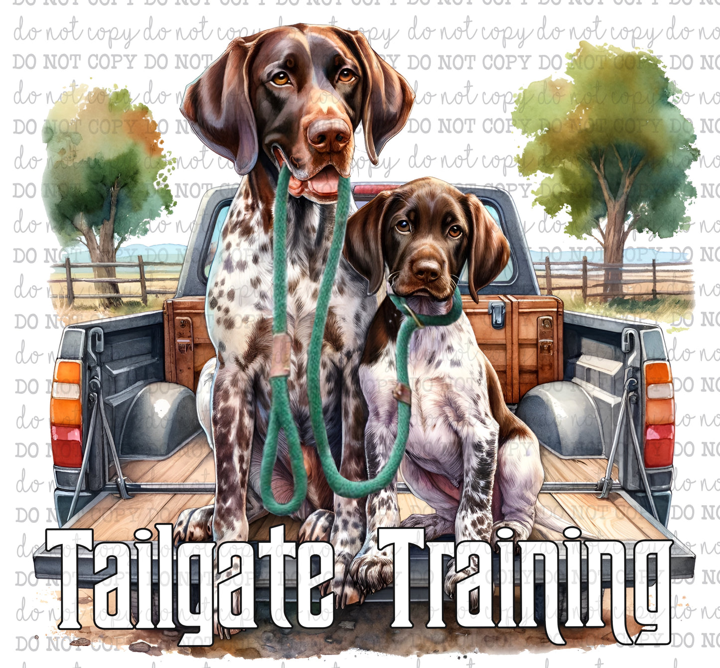 Tailgate Training - Hunting - Cheat Clear Waterslide™ or White Cast Sticker