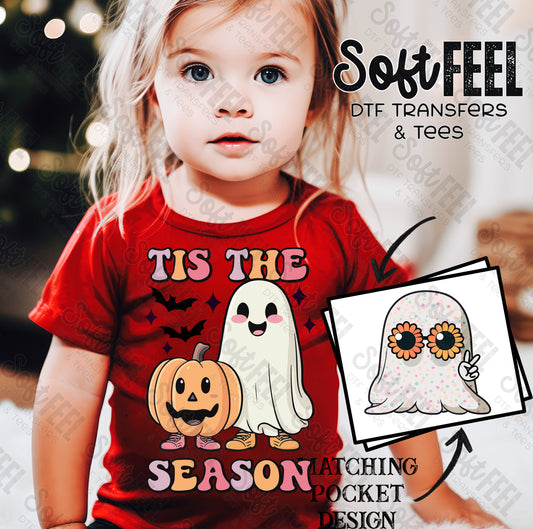 Tis The Season Halloween / Fall - Youth - Direct To Film Transfer / DTF - Heat Press Clothing Transfer