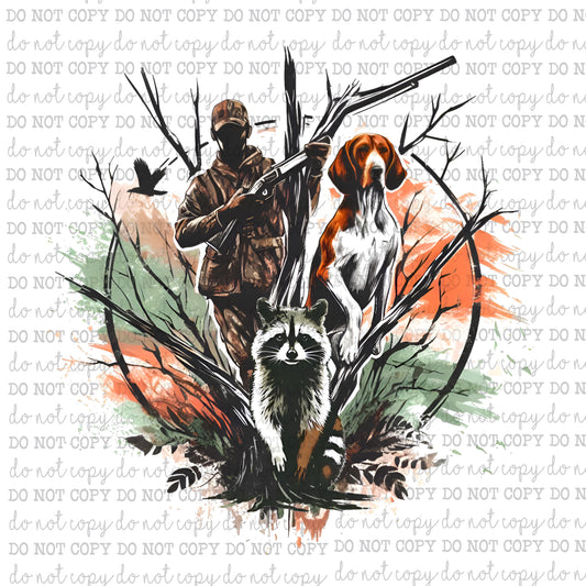 Walker Coonhound Hunter - Hunting - Cheat Clear Waterslide™ or Cheat Clear Sticker Decal
