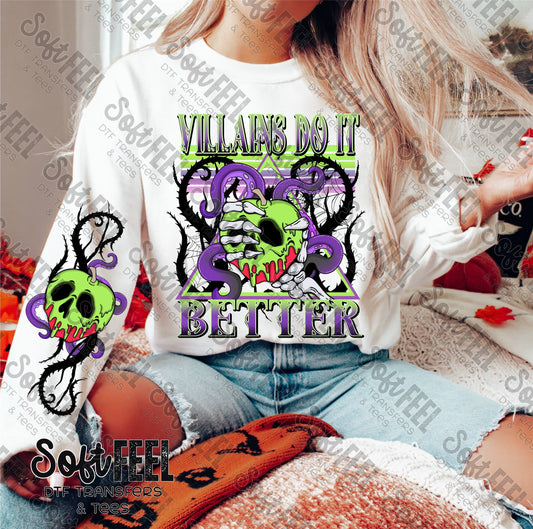 Villains Do It Better - Halloween - Direct To Film Transfer / DTF - Heat Press Clothing Transfer