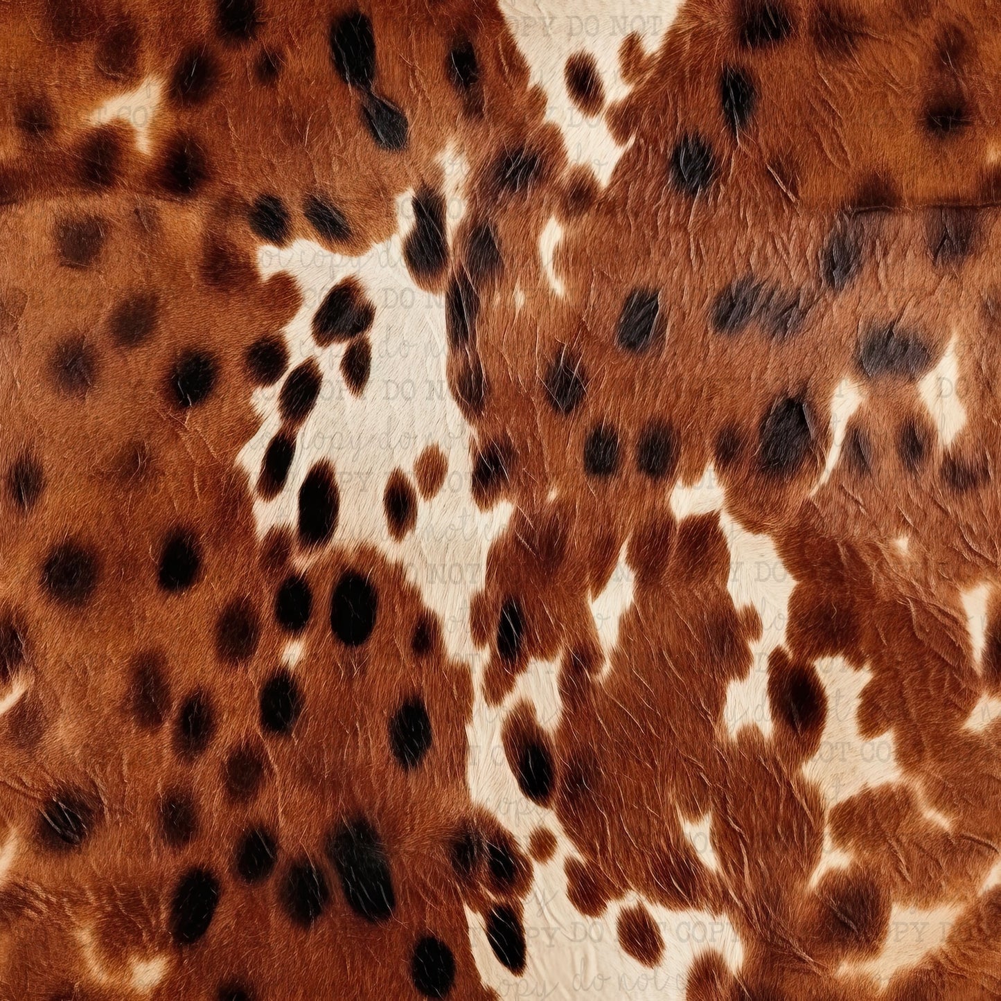 Western Spotted Hide 1 - Vinyl Or Waterslide Seamless Wrap