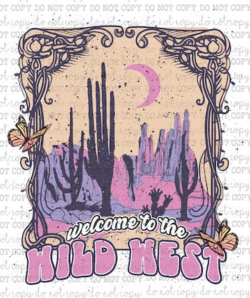 Welcome To The Wild West - Country Western - Cheat Clear Waterslide™ or White Cast Sticker