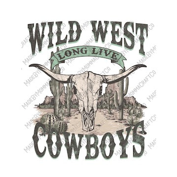 Wild West Cowboys - Country Western - Cheat Clear Waterslide™ or White Cast Sticker