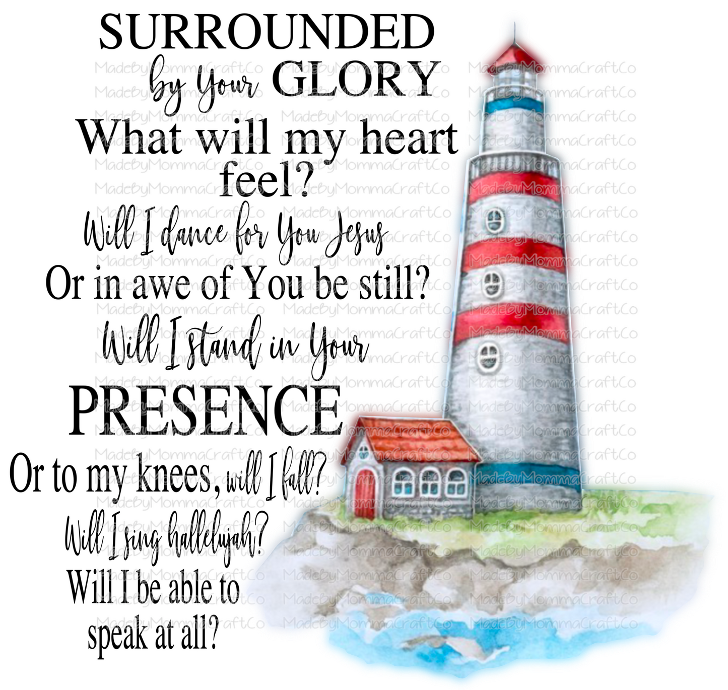 Only Imagine Lighthouse - Waterslide Decal or Digital Download