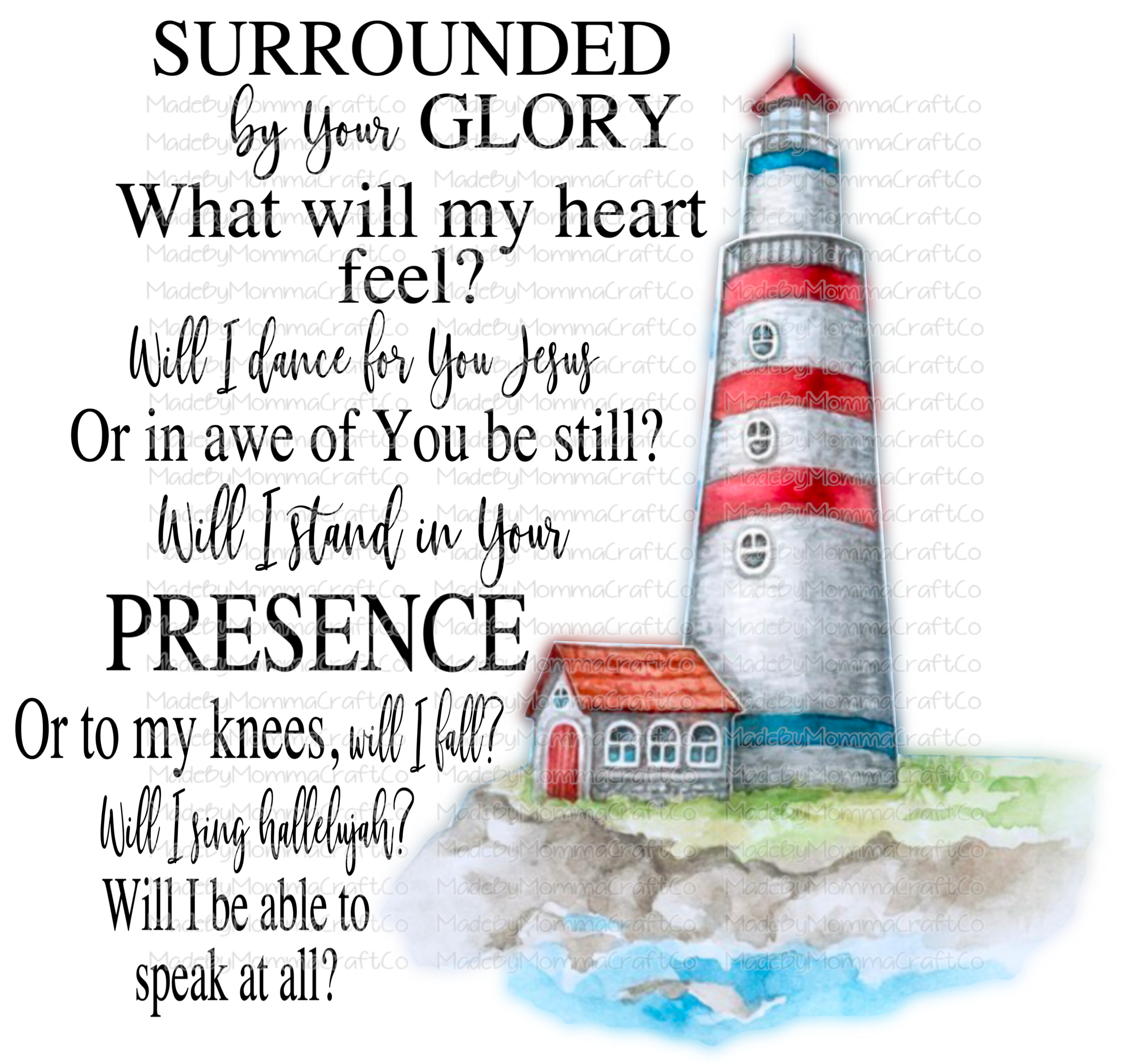 Only Imagine Lighthouse - Waterslide Decal or Digital Download