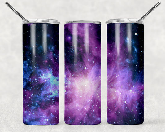 Galaxy Sublimation Tumbler Wrap - Or Clear Waterslide Wrap