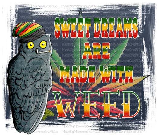 Sweet dreams Weed - Waterslide Decal or Digital Download