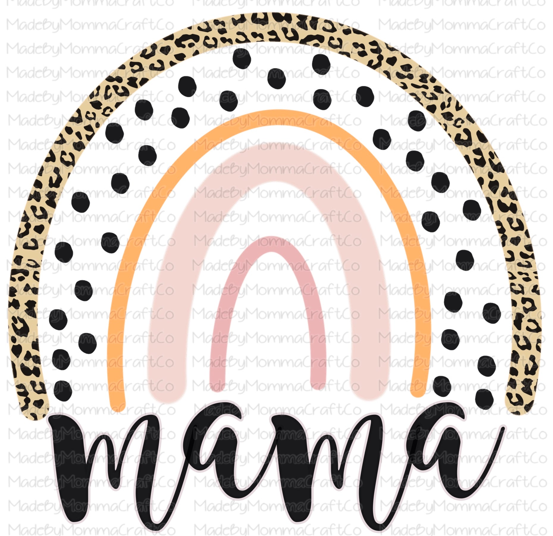 Mama Rainbow - Cheat Clear Waterslide™ or White Cast Sticker