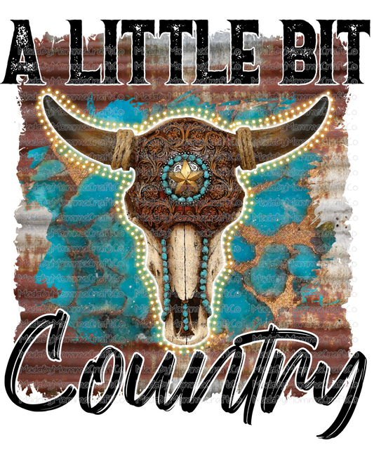 A Little Bit Country Horns - Cheat Clear Waterslide™ or White Cast Sticker