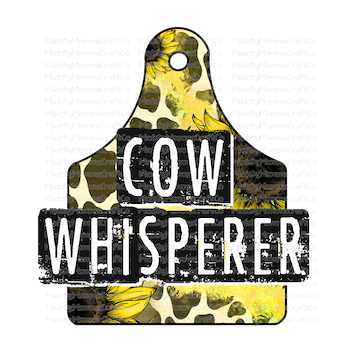 Cow Whisperer Western - Cheat Clear Waterslide™ or White Cast Sticker