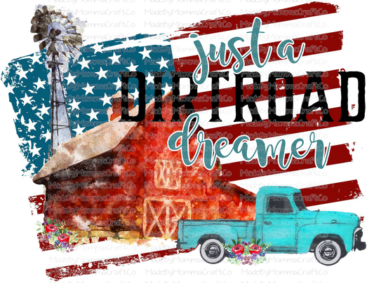 Dirt Road Dreamer-Cheat Clear Waterslide™ or White Cast Sticker