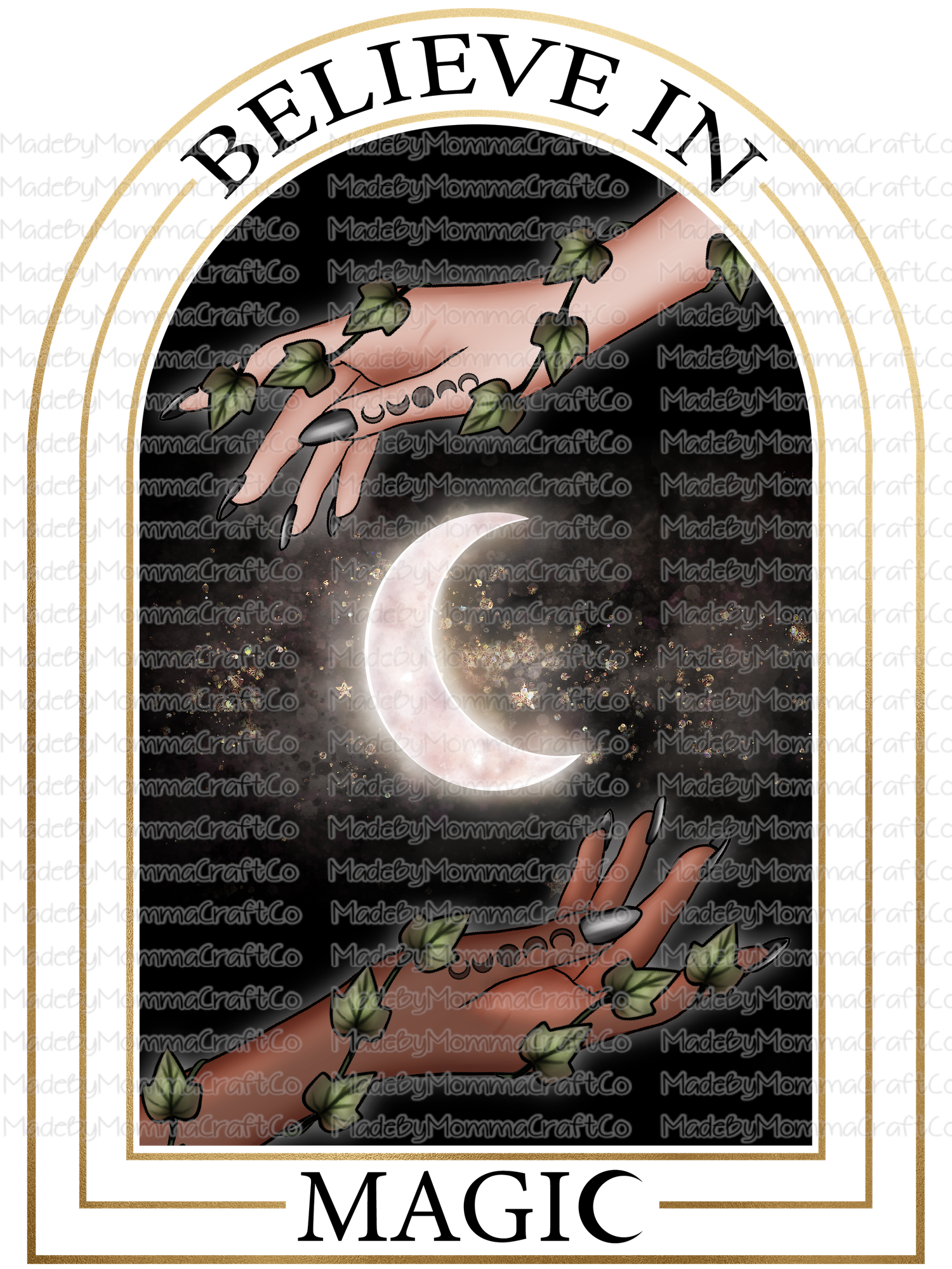 Believe In Magic - Cheat Clear Waterslide™ or White Cast Sticker