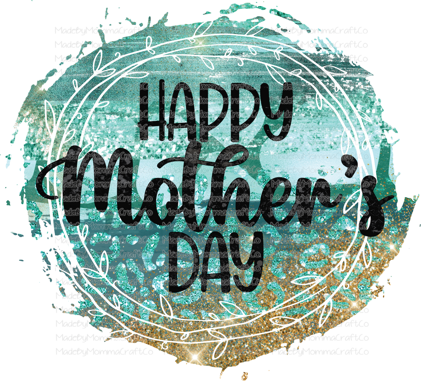 Happy Mothers Day - Cheat Clear Waterslide™ or White Cast Sticker