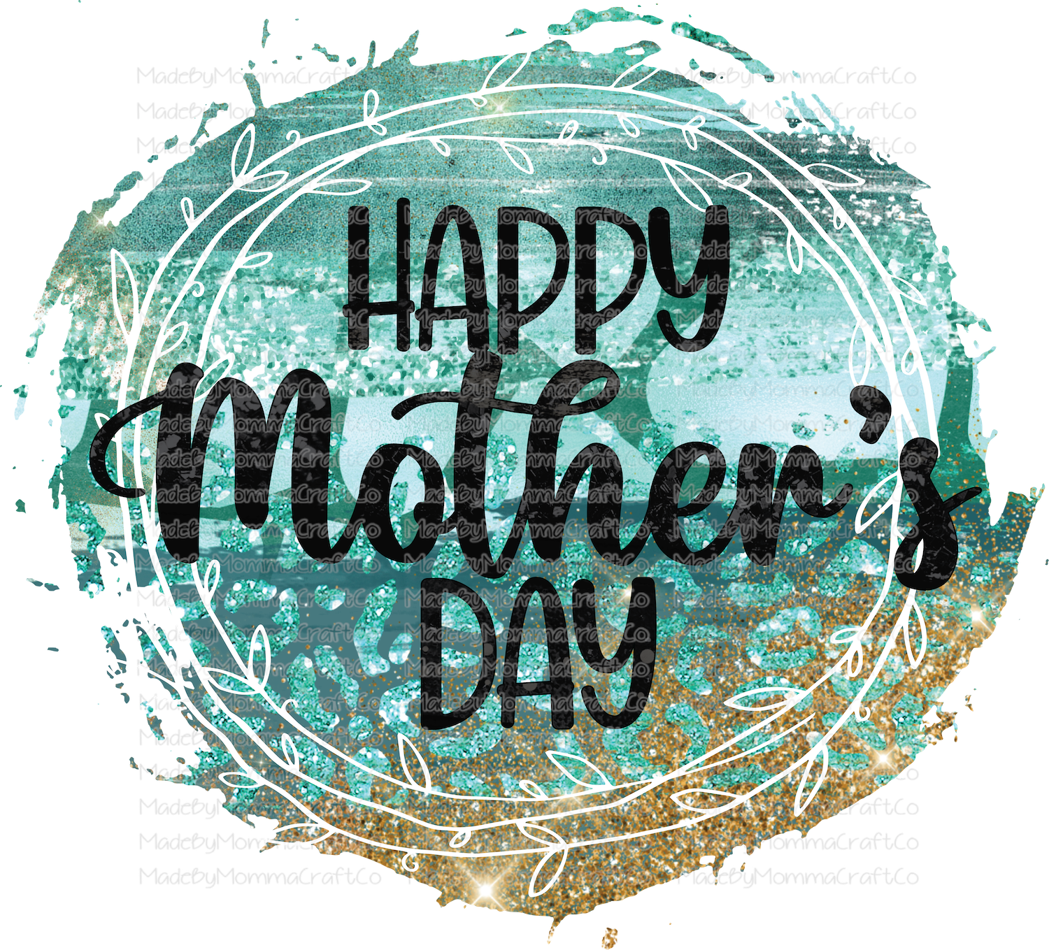 Happy Mothers Day - Cheat Clear Waterslide™ or White Cast Sticker