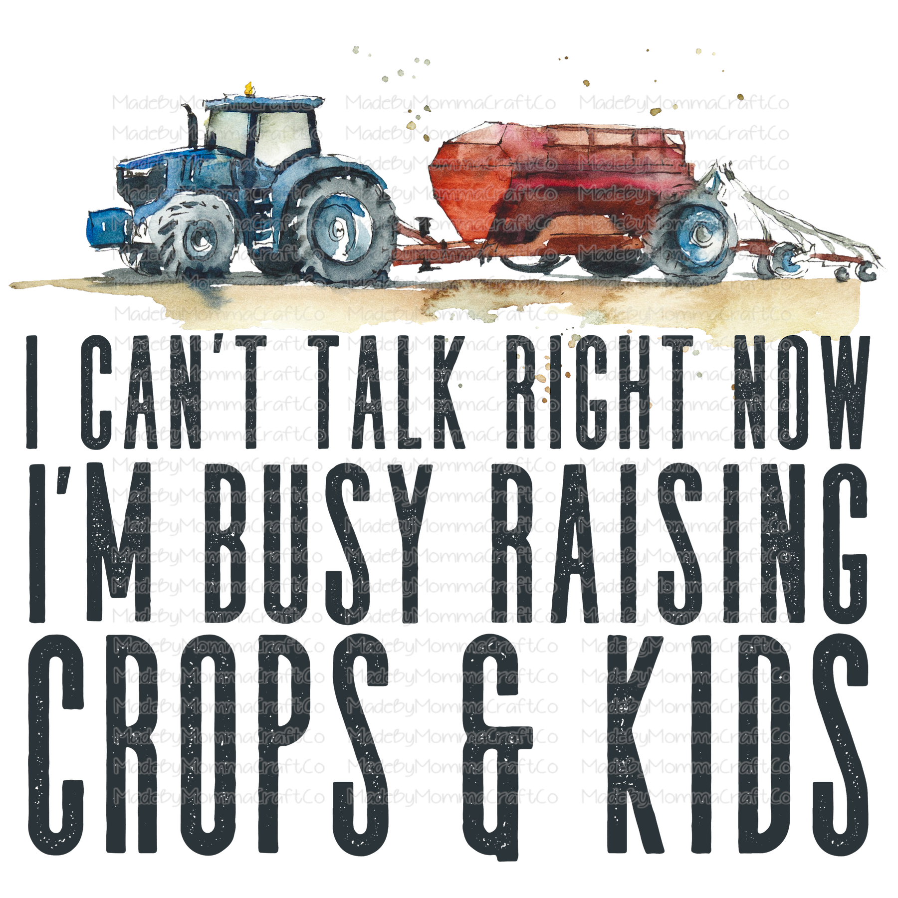 Busy Raising Crops and Kids Farm Western - Cheat Clear Waterslide™ or White Cast Sticker