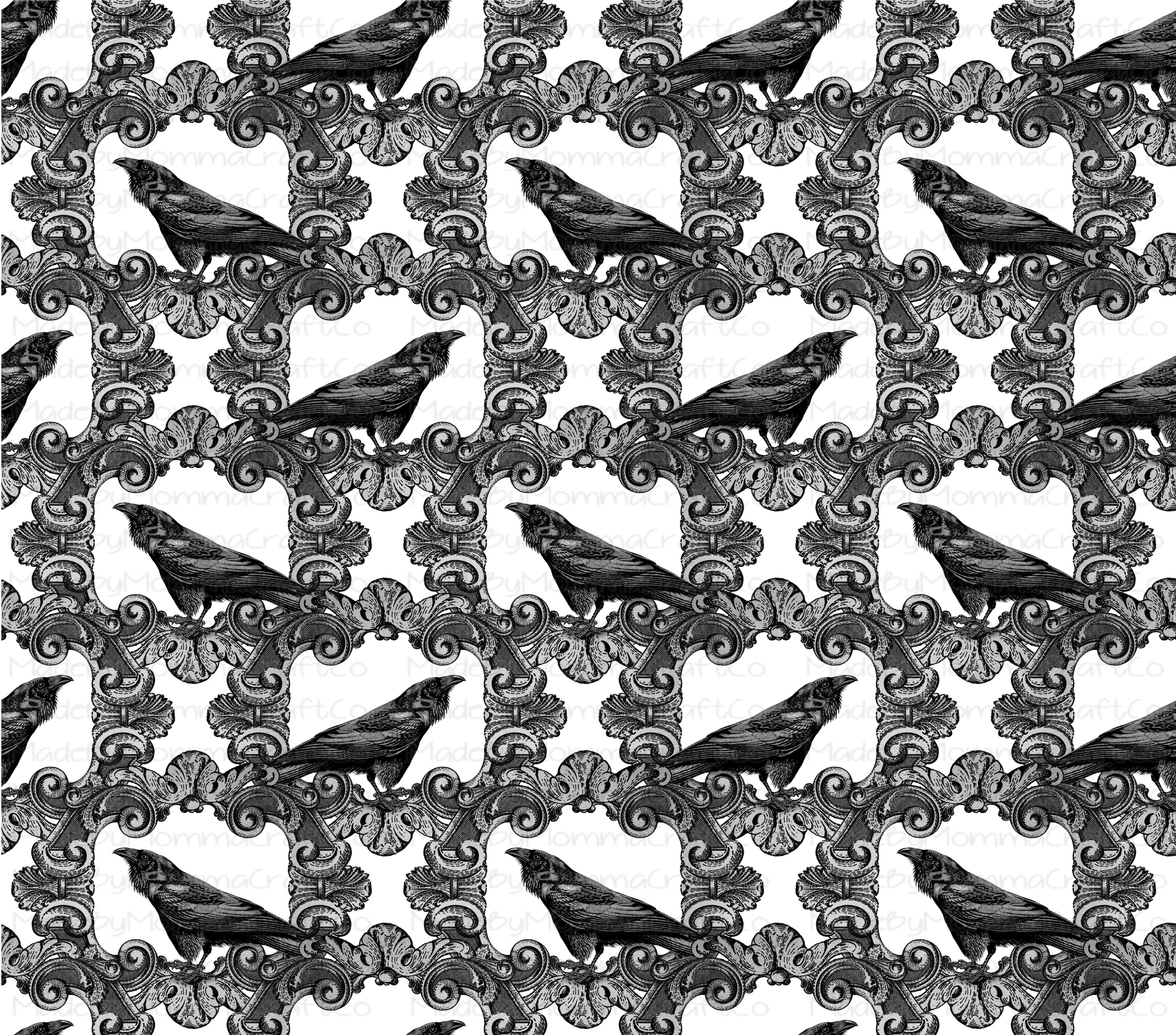 Black Crows Overlay Wrap - Cheat Clear Waterslide™ for All Color Cups