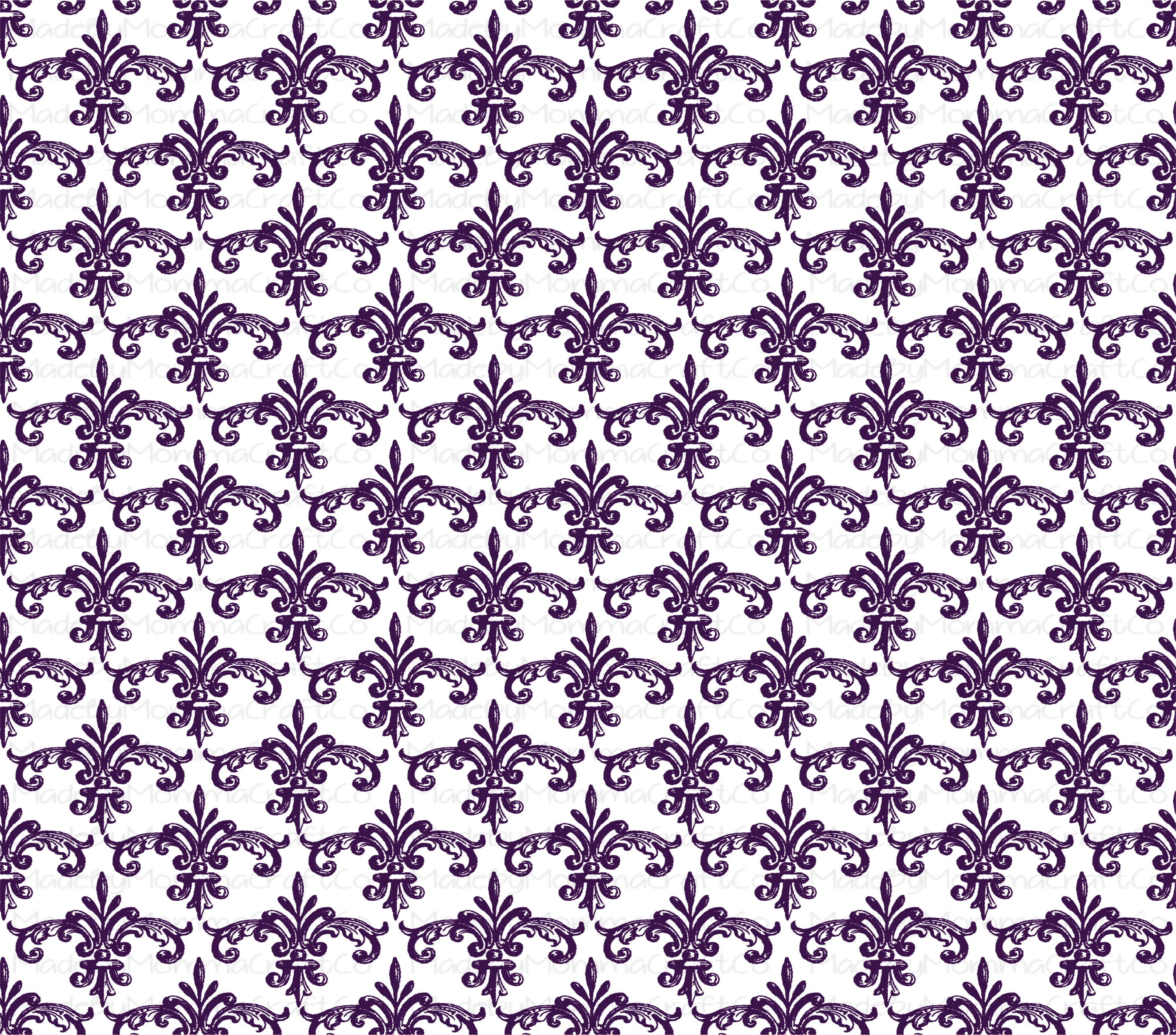 Purple Scrolling Overlay Wrap - Cheat Clear Waterslide™ for All Color Cups