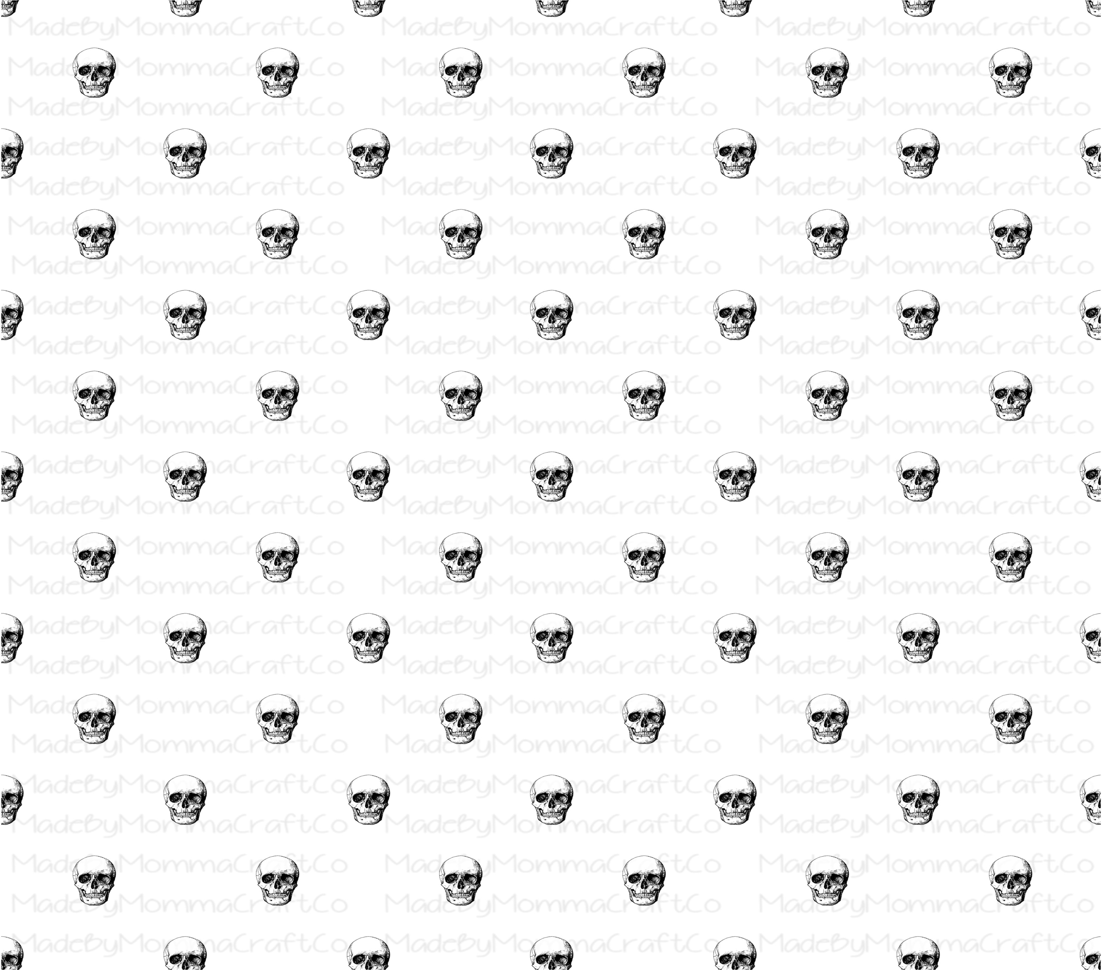 Tiny Skulls Overlay Wrap - Cheat Clear Waterslide™ for All Color Cups