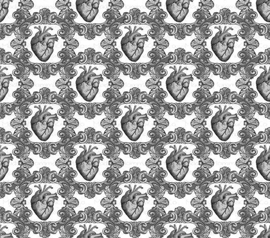 Black Hearts Gothic Overlay Wrap - Cheat Clear Waterslide™ for All Color Cups