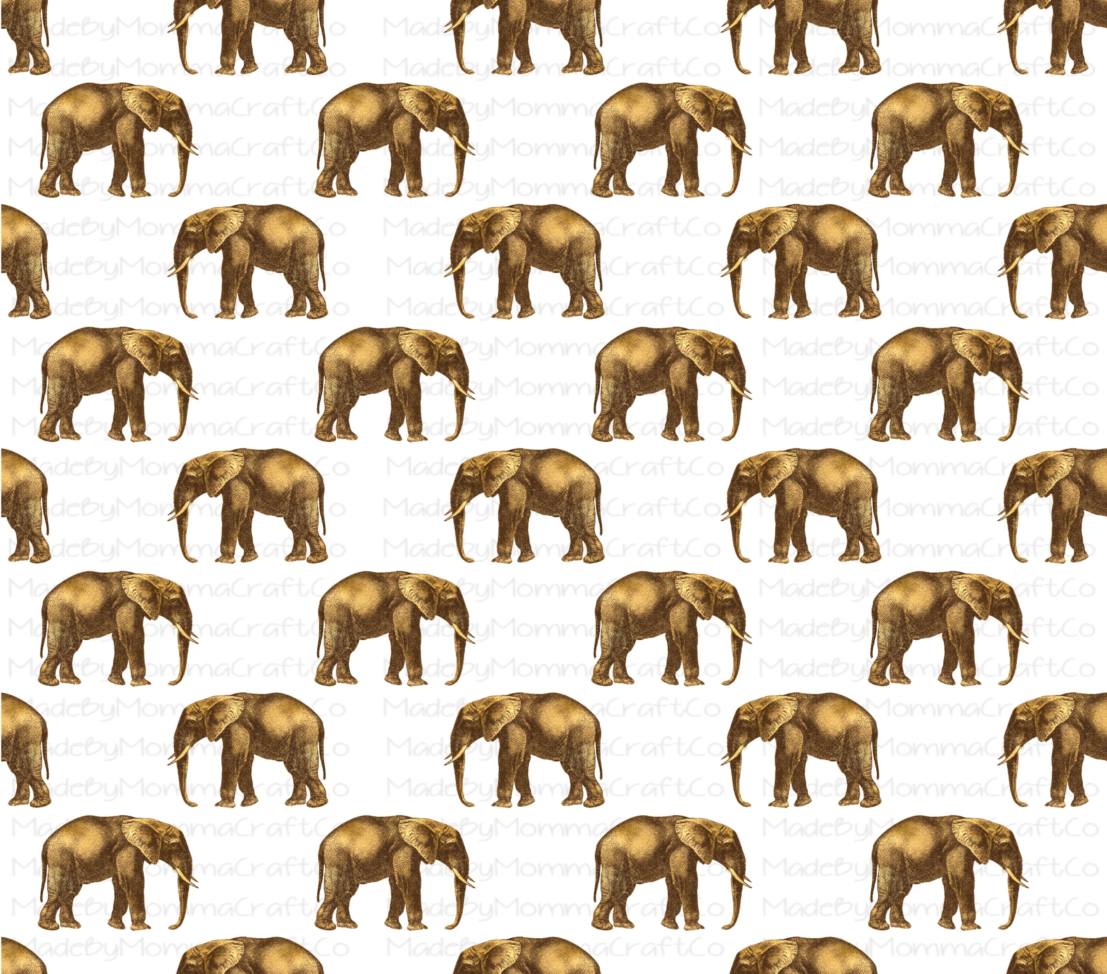 Elephant Overlay Wrap - Cheat Clear Waterslide™ for All Color Cups