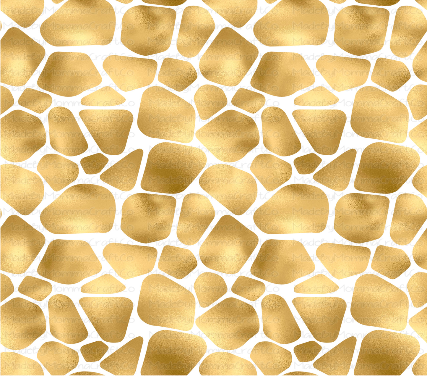 Gold Giraffe Pattern Overlay Wrap - Cheat Clear Waterslide™ for All Color Cups