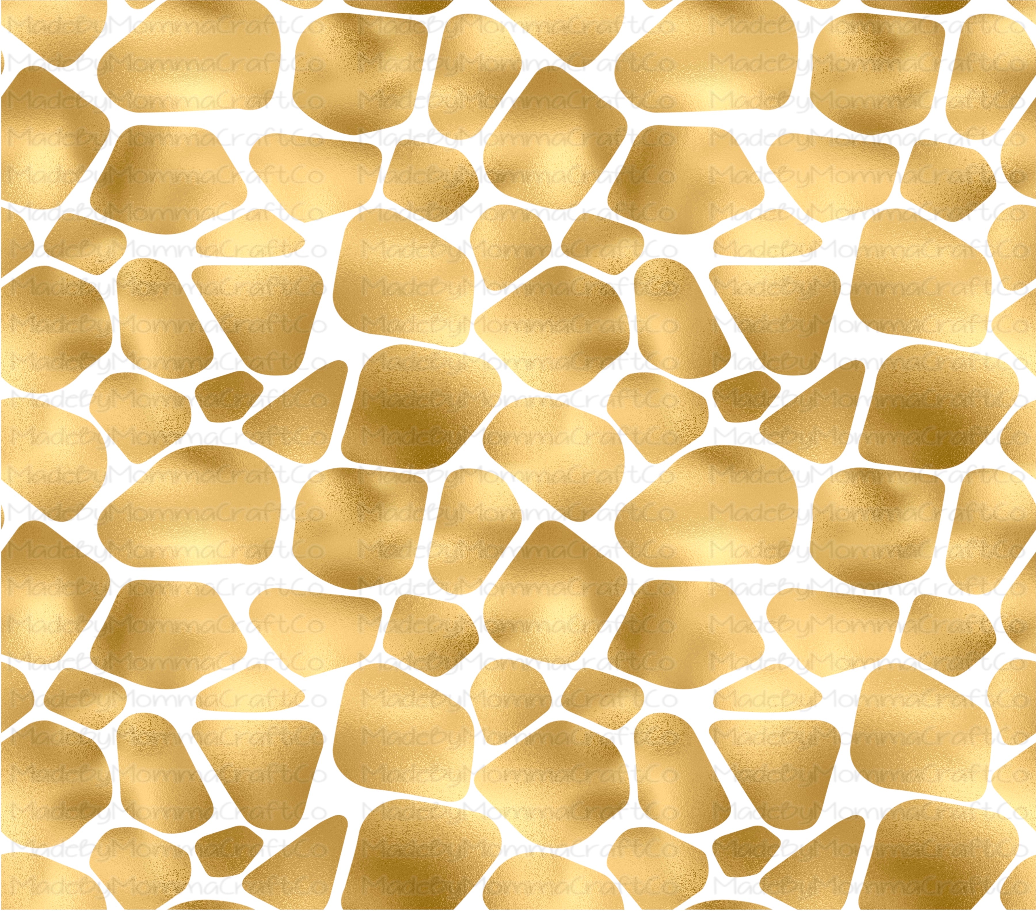 Gold Giraffe Pattern Overlay Wrap - Cheat Clear Waterslide™ for All Color Cups