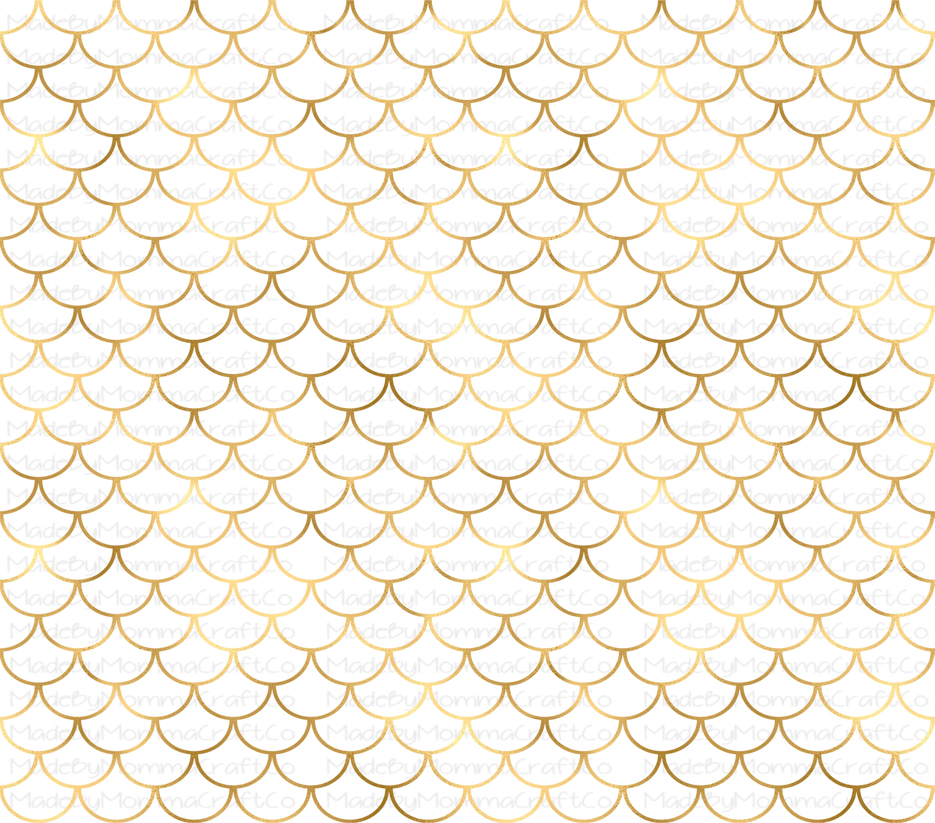 Gold Scales Overlay Wrap - Cheat Clear Waterslide™ for All Color Cups