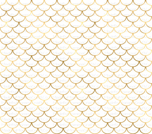 Gold Scales Overlay Wrap - Cheat Clear Waterslide™ for All Color Cups