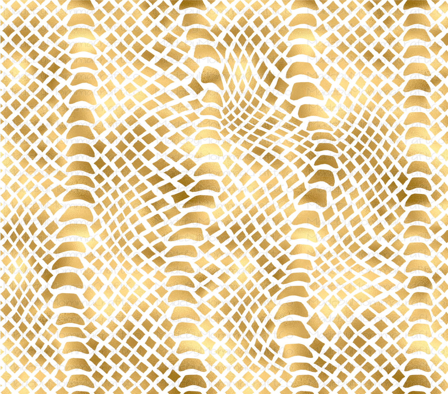 Gold Snake Skin Overlay Wrap - Cheat Clear Waterslide™ for All Color Cups