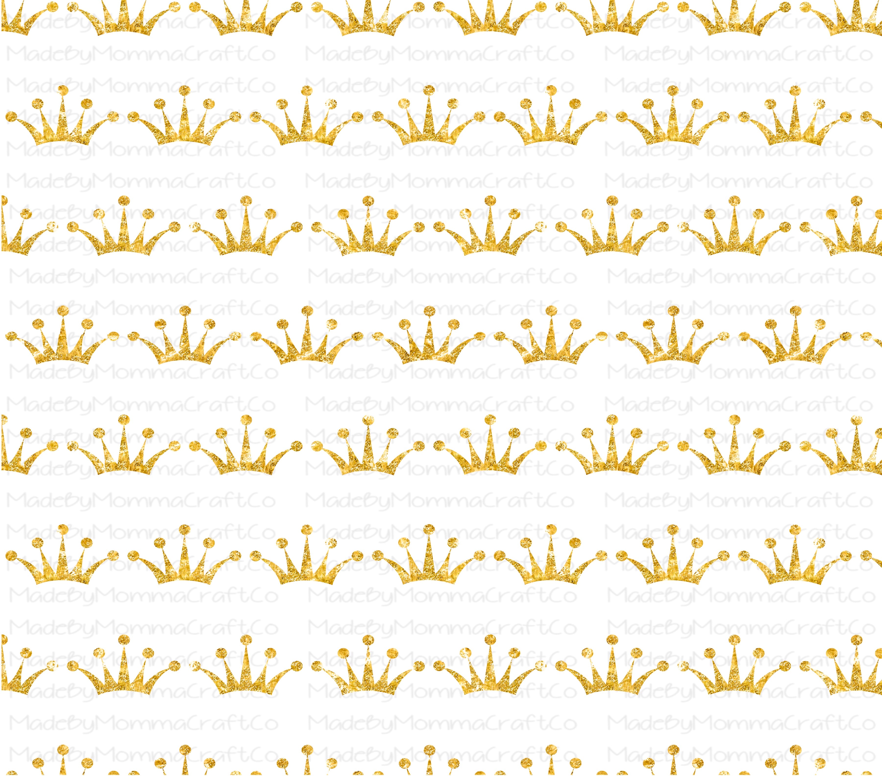 Gold Crowns Overlay Wrap - Cheat Clear Waterslide™ for All Color Cups