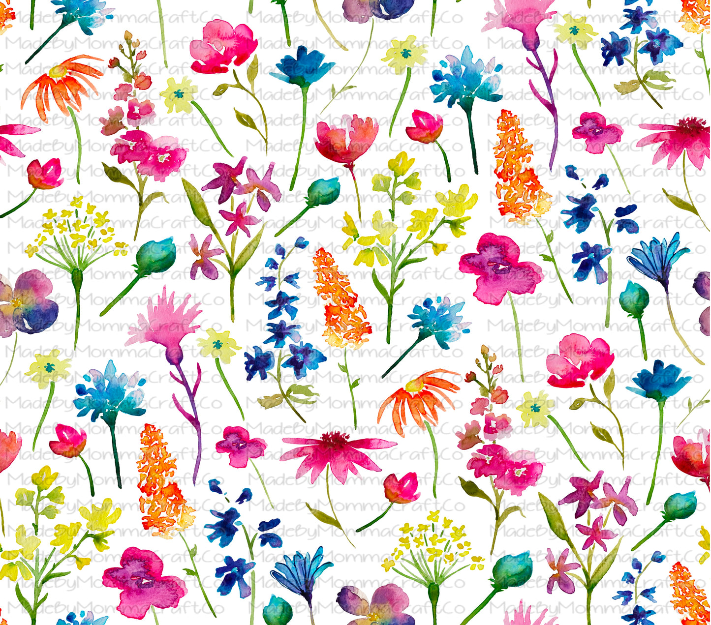 Wild Flower Overlay Wrap - Cheat Clear Waterslide™ for All Color Cups