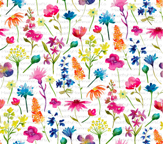 Wild Flower Overlay Wrap - Cheat Clear Waterslide™ for All Color Cups