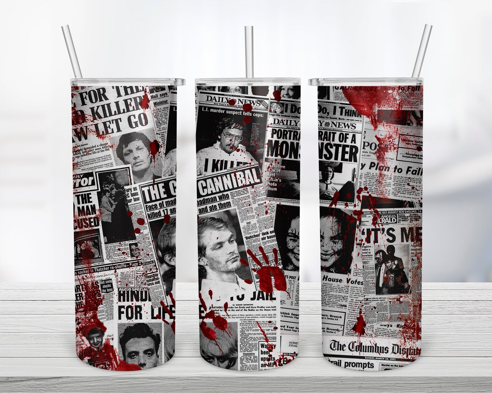 Halloween Horror Sublimation and Waterslide Wraps