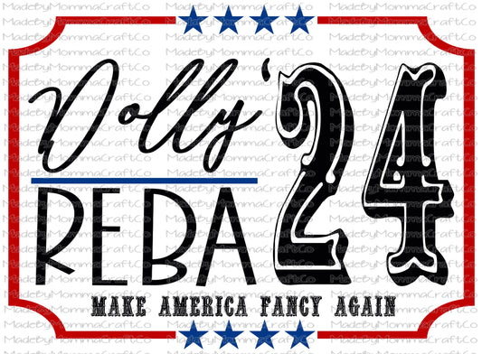 Make America Fancy Again 2024 - Cheat Clear Waterslide Decal or Digital Download