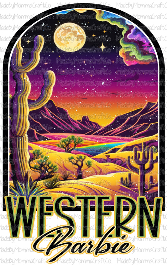 Western Girl - Cheat Clear Waterslide Decal or Digital Download