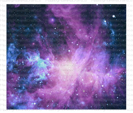 Purple Galaxy Wrap Sublimation or Waterslide Wrap - 20oz and 30oz