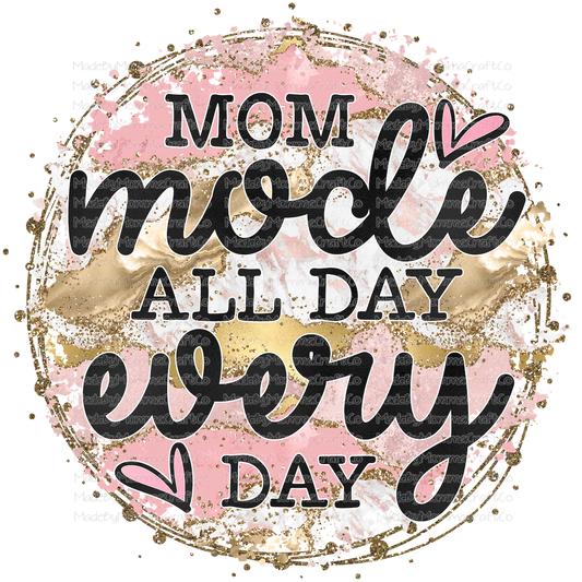 Mom Mode - Cheat Clear Waterslide™ or White Cast Sticker