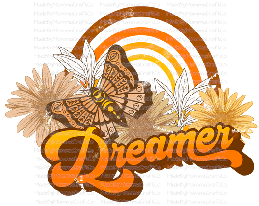 Dreamer Distressed Butterfly - Cheat Clear Waterslide™ or White Cast Sticker